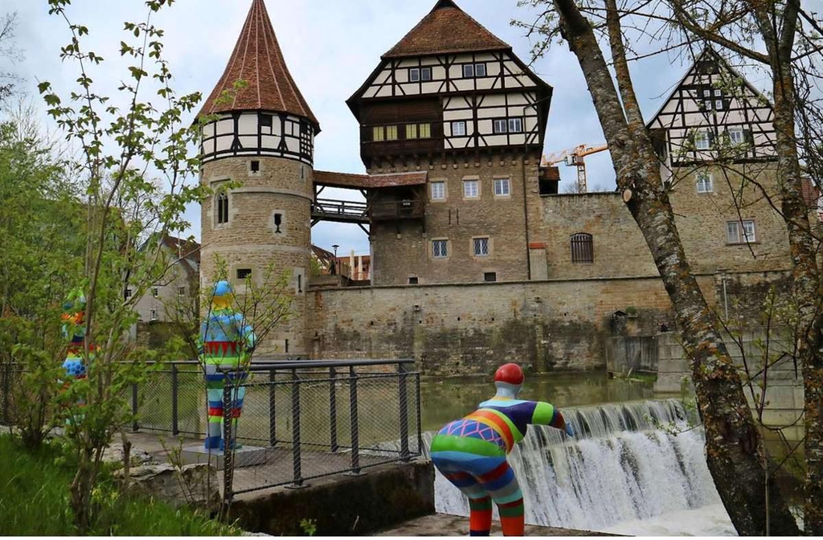 Schlafzimmer 1 Mit Top Aussicht Ueber Weilstetten Balingen Esterno foto